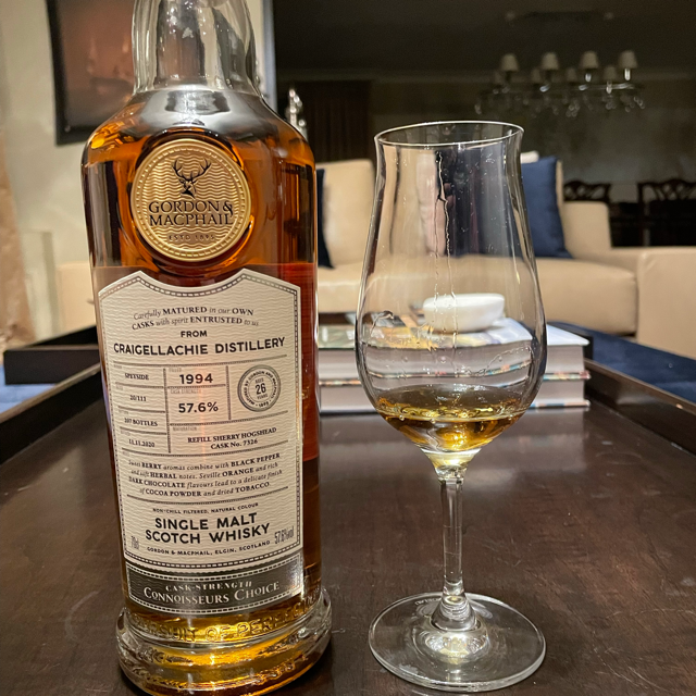 Craigellachie 1994 26 Year Connoisseurs Choice Cask Strength (Gordon & MacPhail)