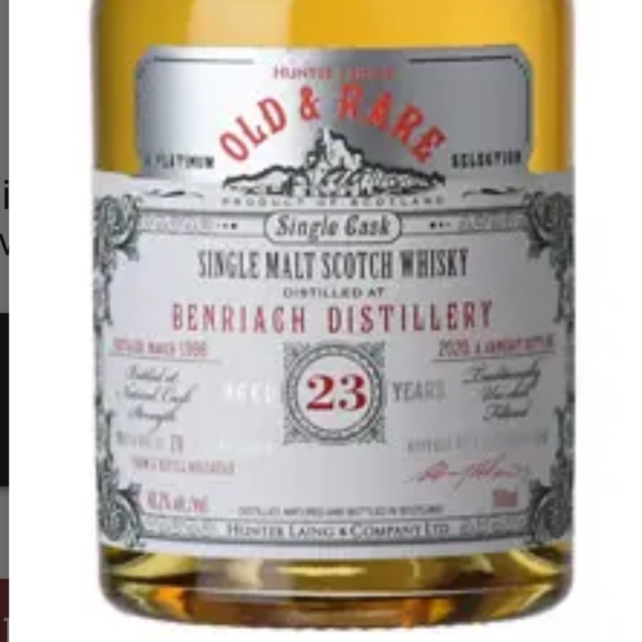 Benriach 1996 23 years (Hunter Laing Old & Rare)
