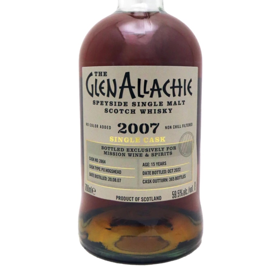 Glenallachie 2007 Single Cask 15 Year Old Pedro Ximenez