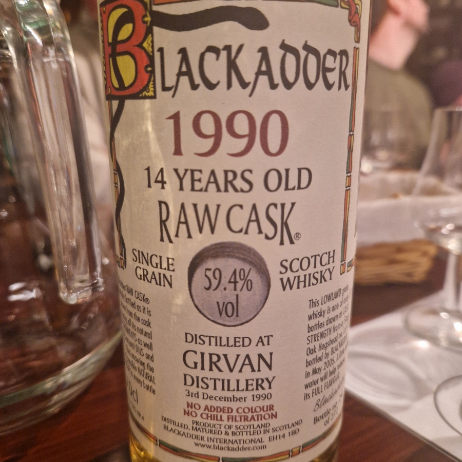 Blackadder Girvan 14 year 1990