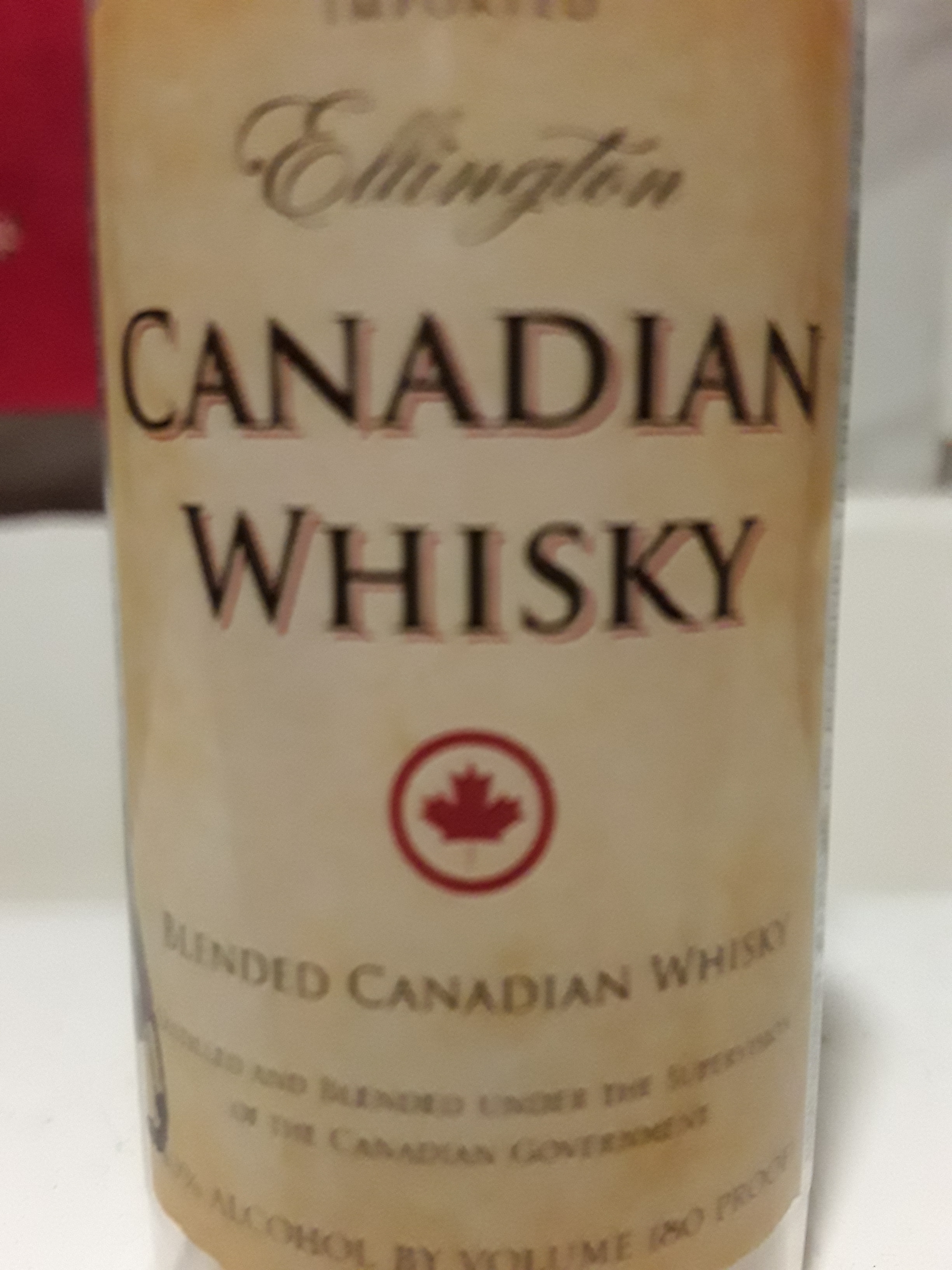 Ellington Canadian Whiskey