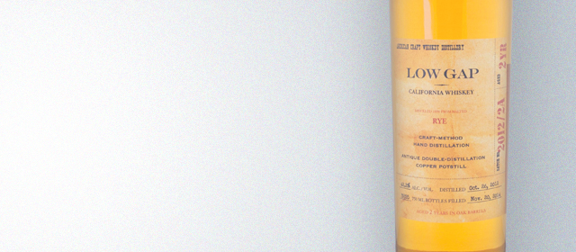 Low Gap 2 Year Rye Whiskey