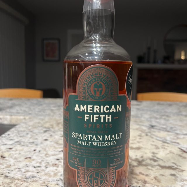 American Fifth Spirits Spartan Malt Malt Whiskey