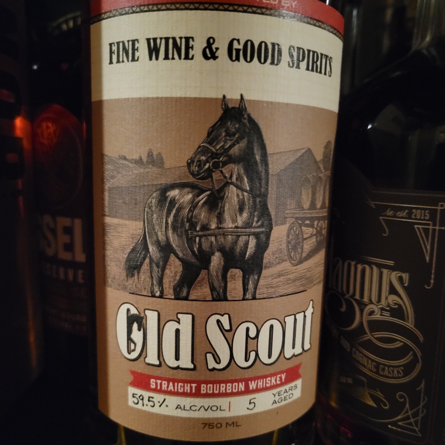 Old Scout Straight Bourbon Whiskey Single Barrel #24881 FWGS