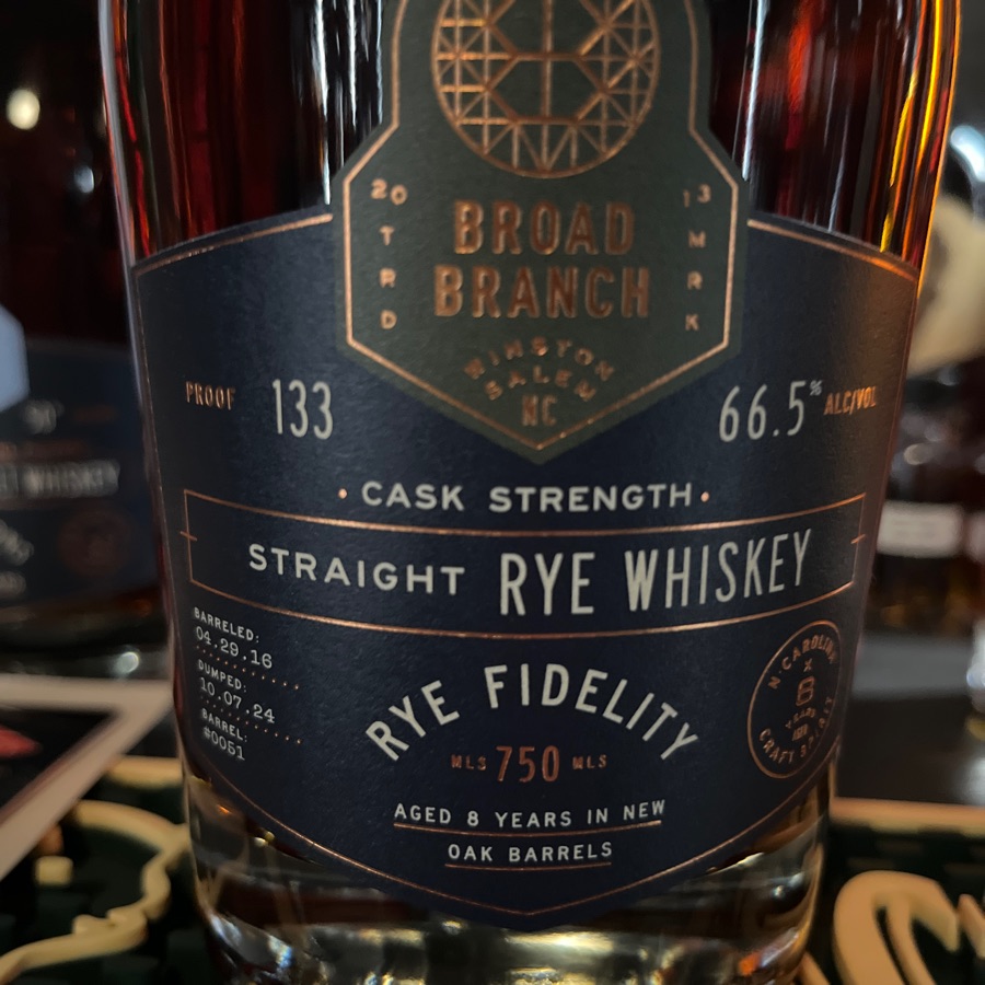 Broad Branch Rye Fidelity Cast Strength