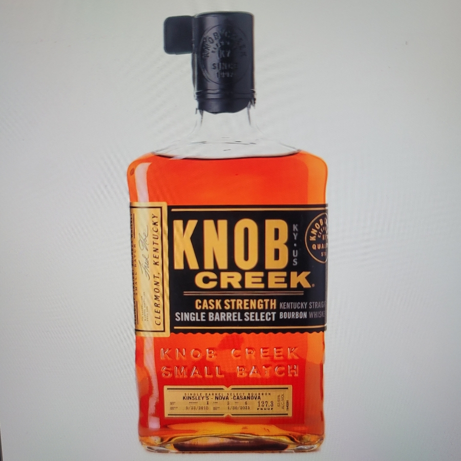 Knob Creek Cask Strength Single Barrel Select Bourbon (Kinsley's - Nova Casanova)