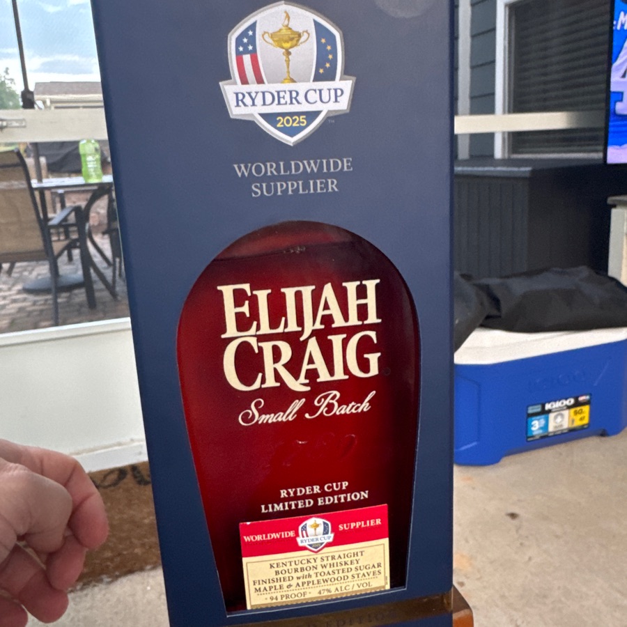 Elijah Craig Small Batch Ryder Cup Limited Edition 2025