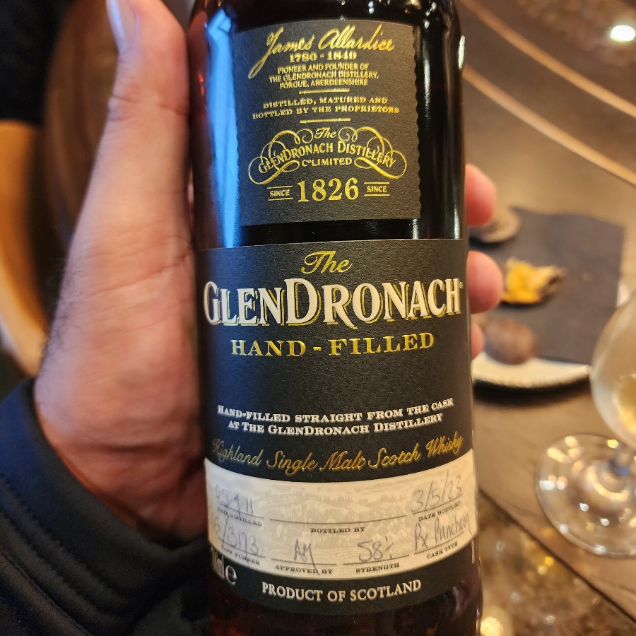 The Glendronach Hand Filled, 12yo, Px Puncheon, cask #3173, vintage 2011