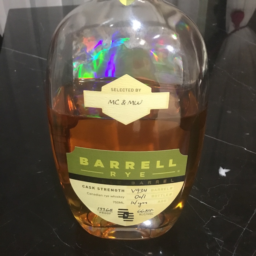 Barrell Rye Cask Strength