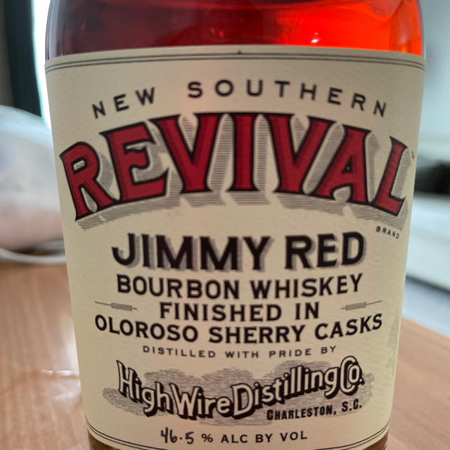 New Southern Revival Jimmy Red Bourbon Finished in Oloroso Sherry Casks