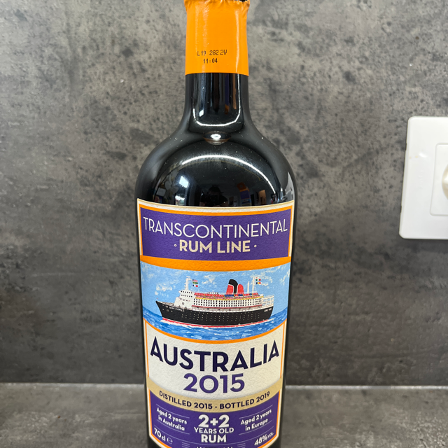 TransContinental Australia 2015 rum line