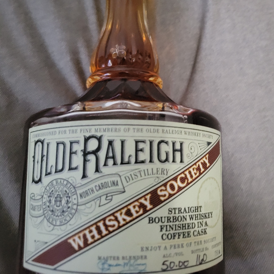 Olde Raleigh Whiskey Society Coffee Cask Finished Bourbon