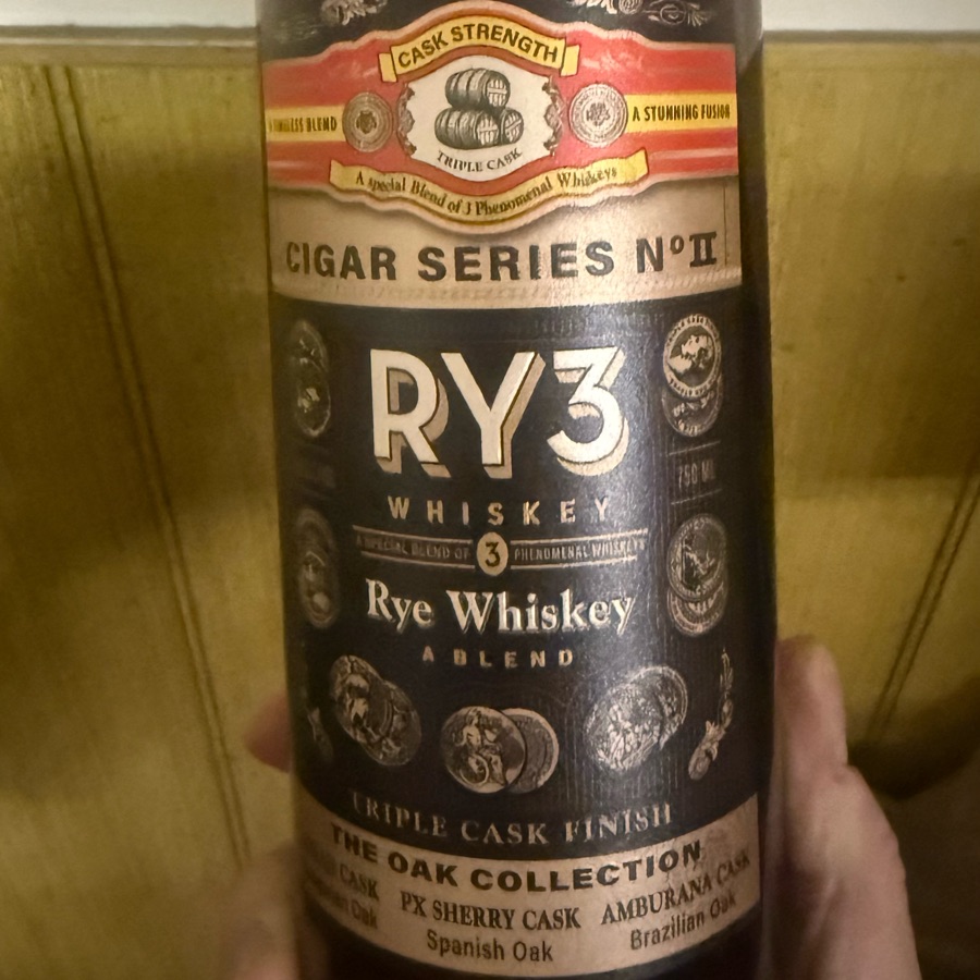RY3 Cigar Series No. II - The Oak Collection Cask Strength (Takoji Cask/PX Sherry Cask/Amburana Cask)