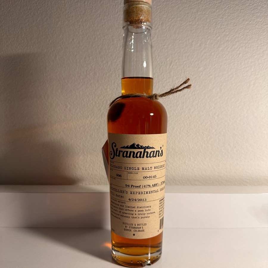 Stranahan's Distiller's Experimental Series Batch 006: Cherry Wine Cask Finish