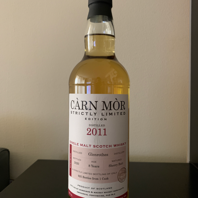 Càrn Mòr Strictly Limited 2011 Glenrothes 8 Years