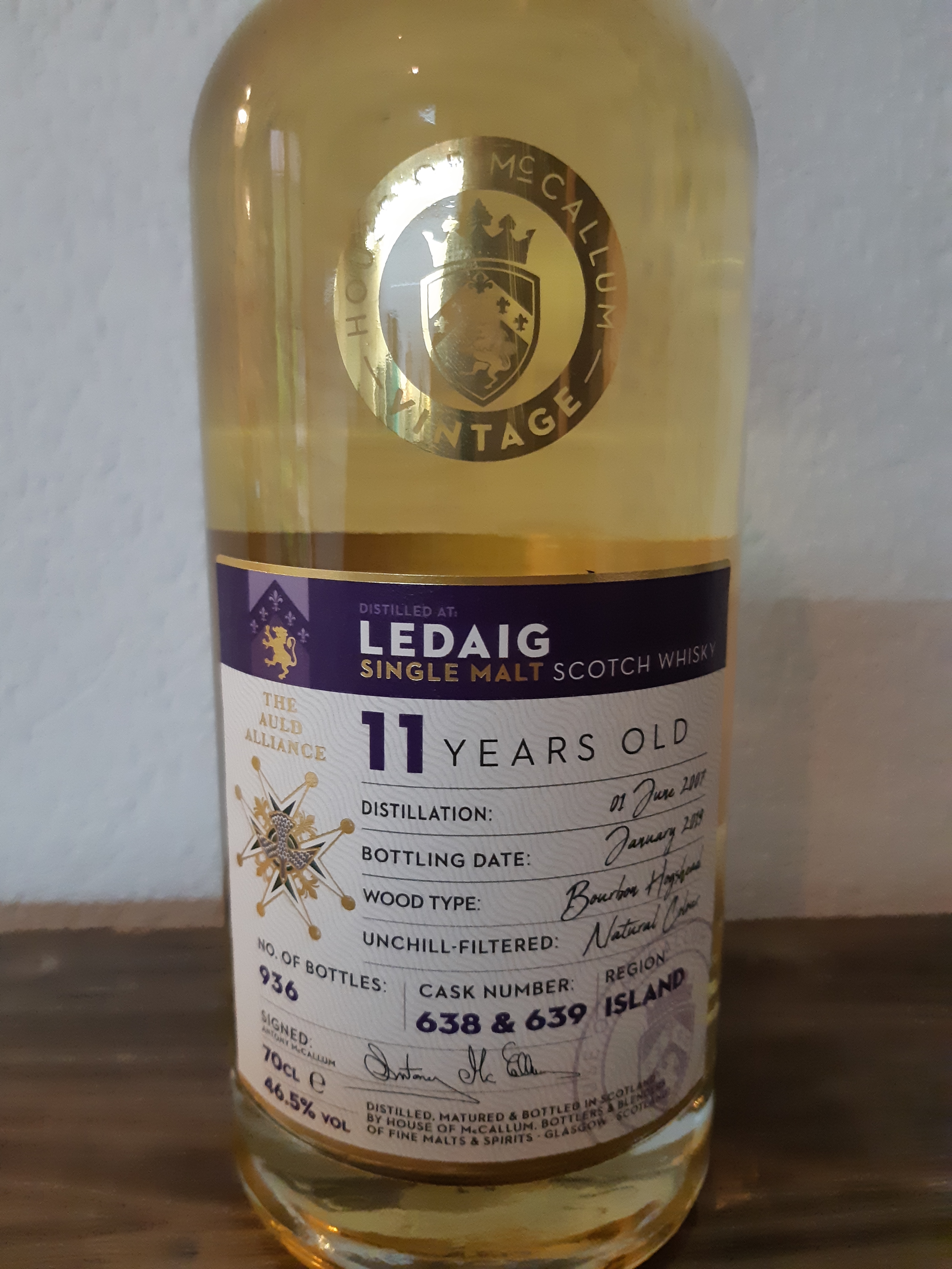Ledaig 11 years old 2007