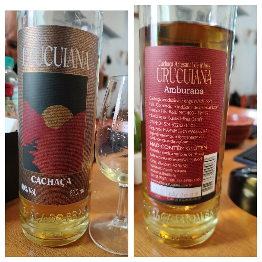 CACHAÇA URUCUIANA AMBURANA