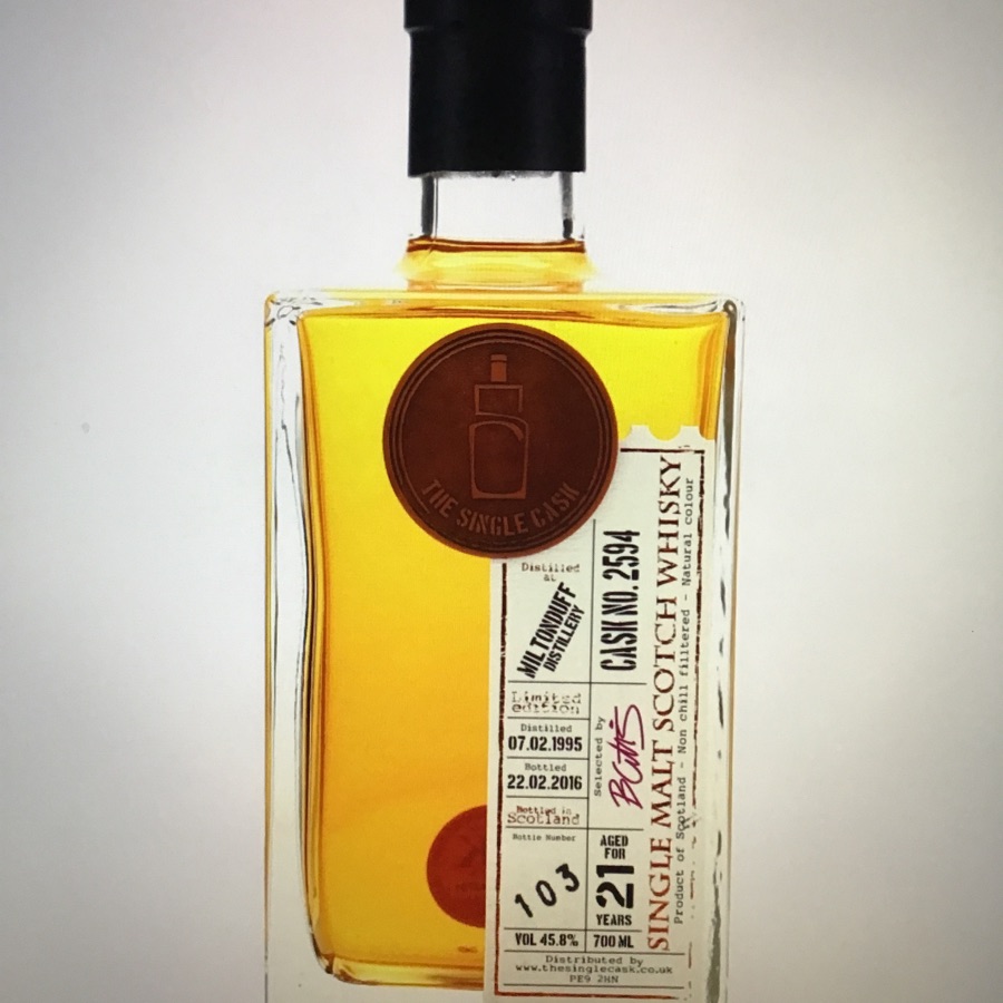 Miltonduff 21 Year Old 1995 (cask 2594) The Single Cask