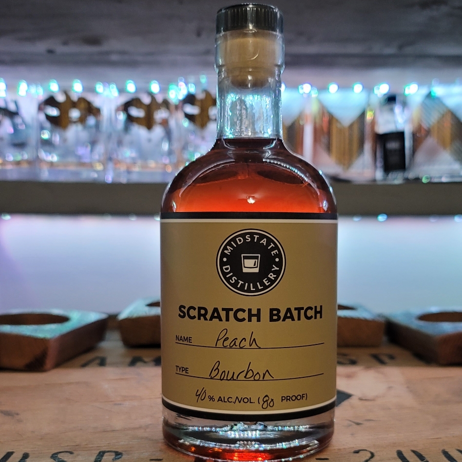 Midstate Distillery Scratch Batch Peach Bourbon