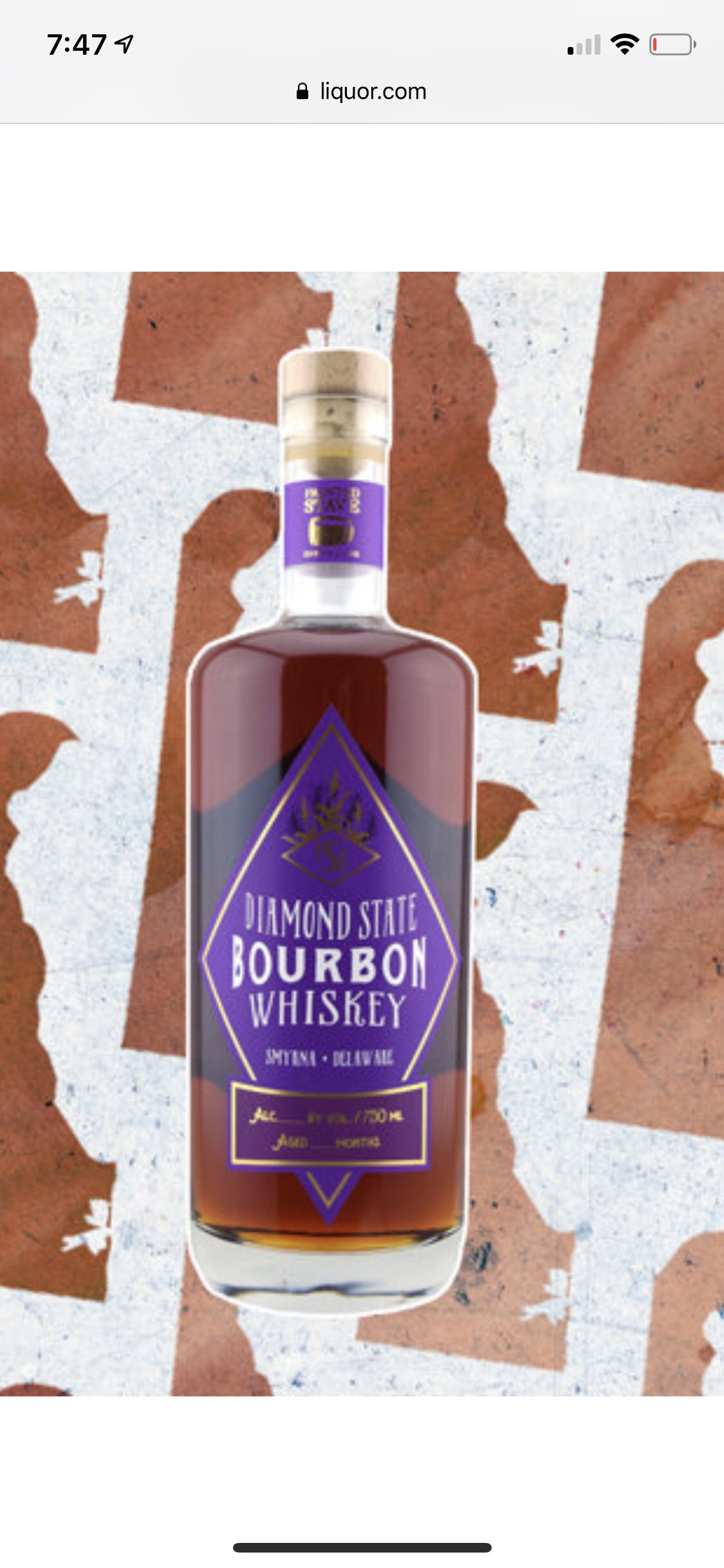 Diamond state straight bourbon