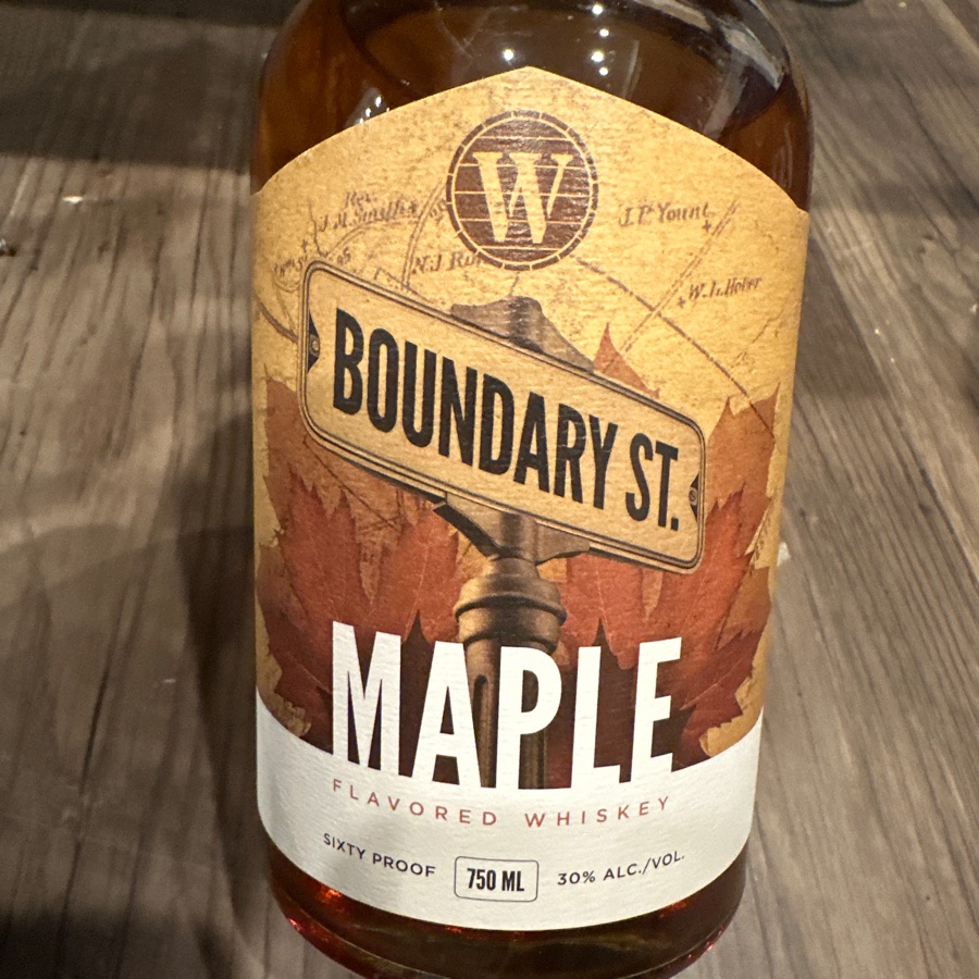 Boundary Street Maple Flavored Whiskey