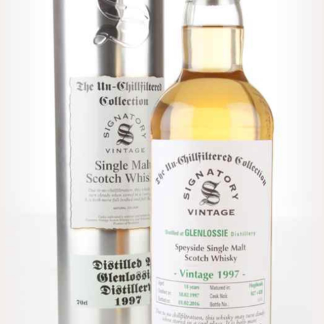 Glenlossie 18 Year Old 1997 (Casks: 827 & 828) (Signatory - The Un-Chillfiltered Collection)