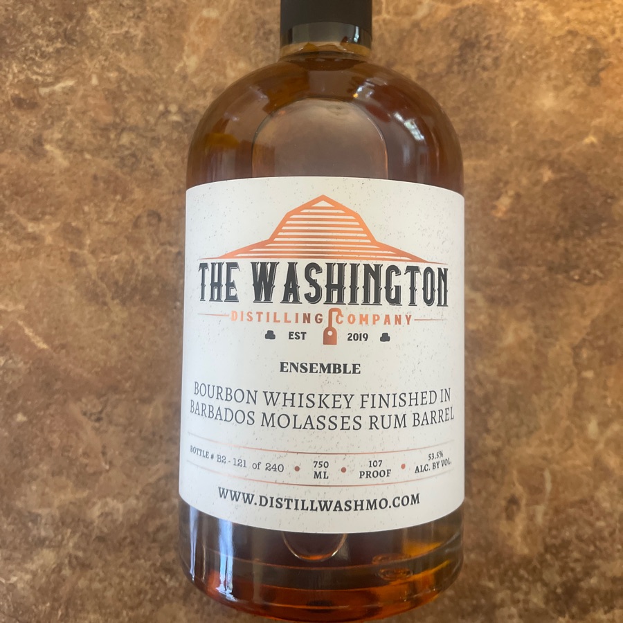 The Washington Distilling Company - Bourbon Whiskey Finished in Barbados Molasses Rum Barrel