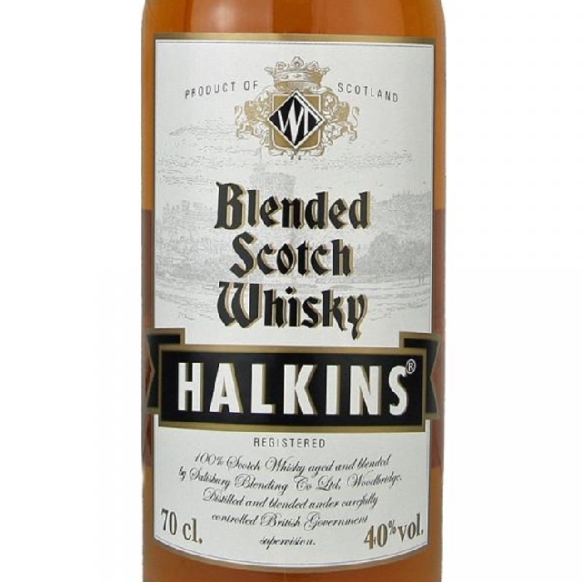 Halkins blended scotch whisky