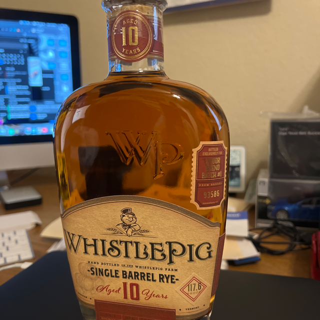 Whistlepig 10 Year Single Barrel Rye (Liquor Bueno Batch #1 Barrel 93586)