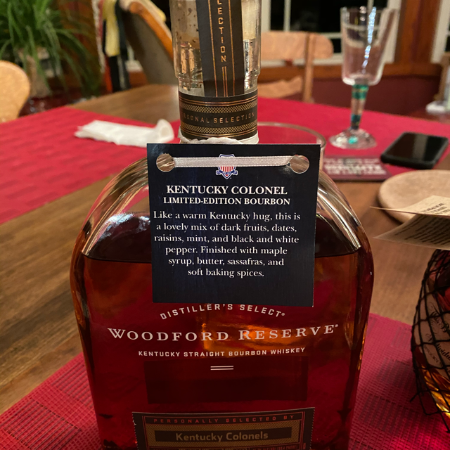 Woodford Reserve Personal Selection Kentucky Colonels
