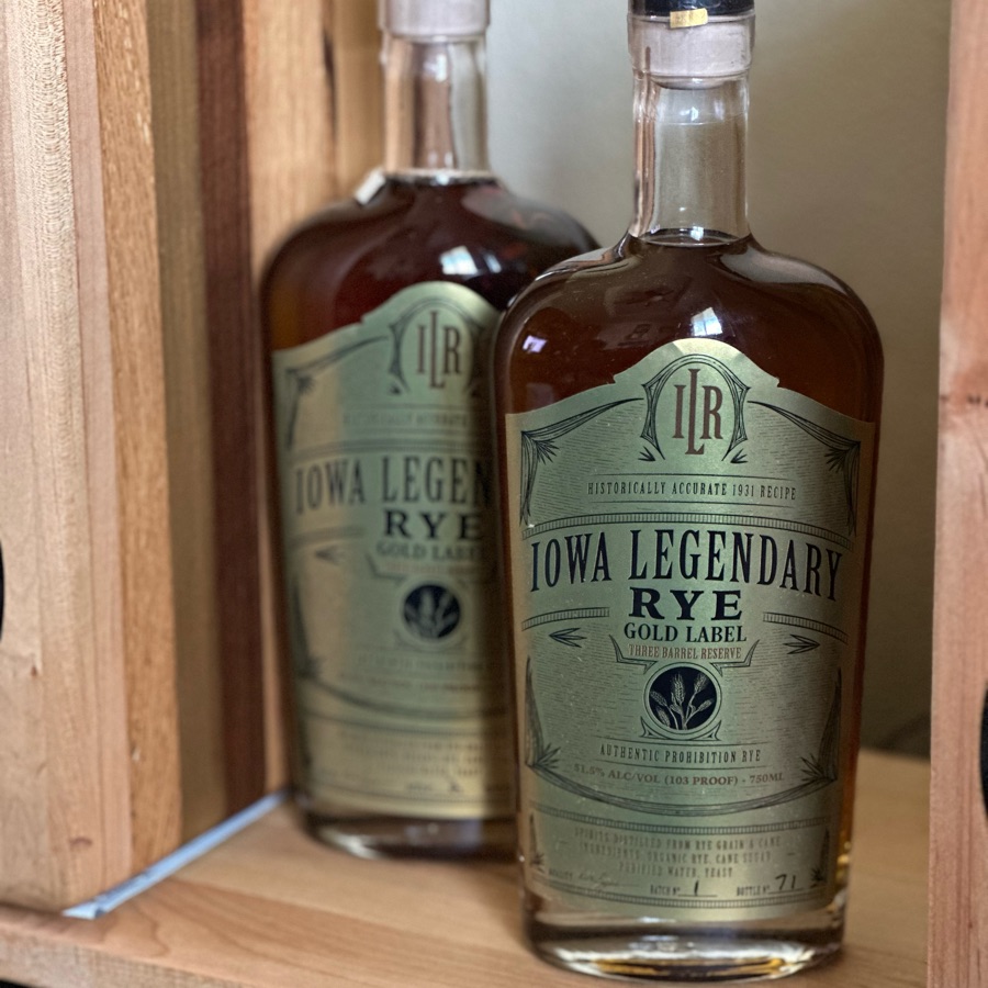 Iowa Legendary Rye Gold Label