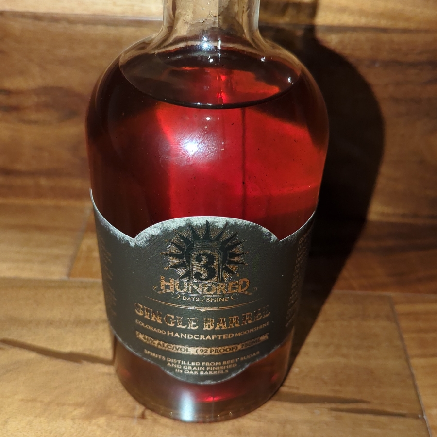 3 hundred days of shine single barrel