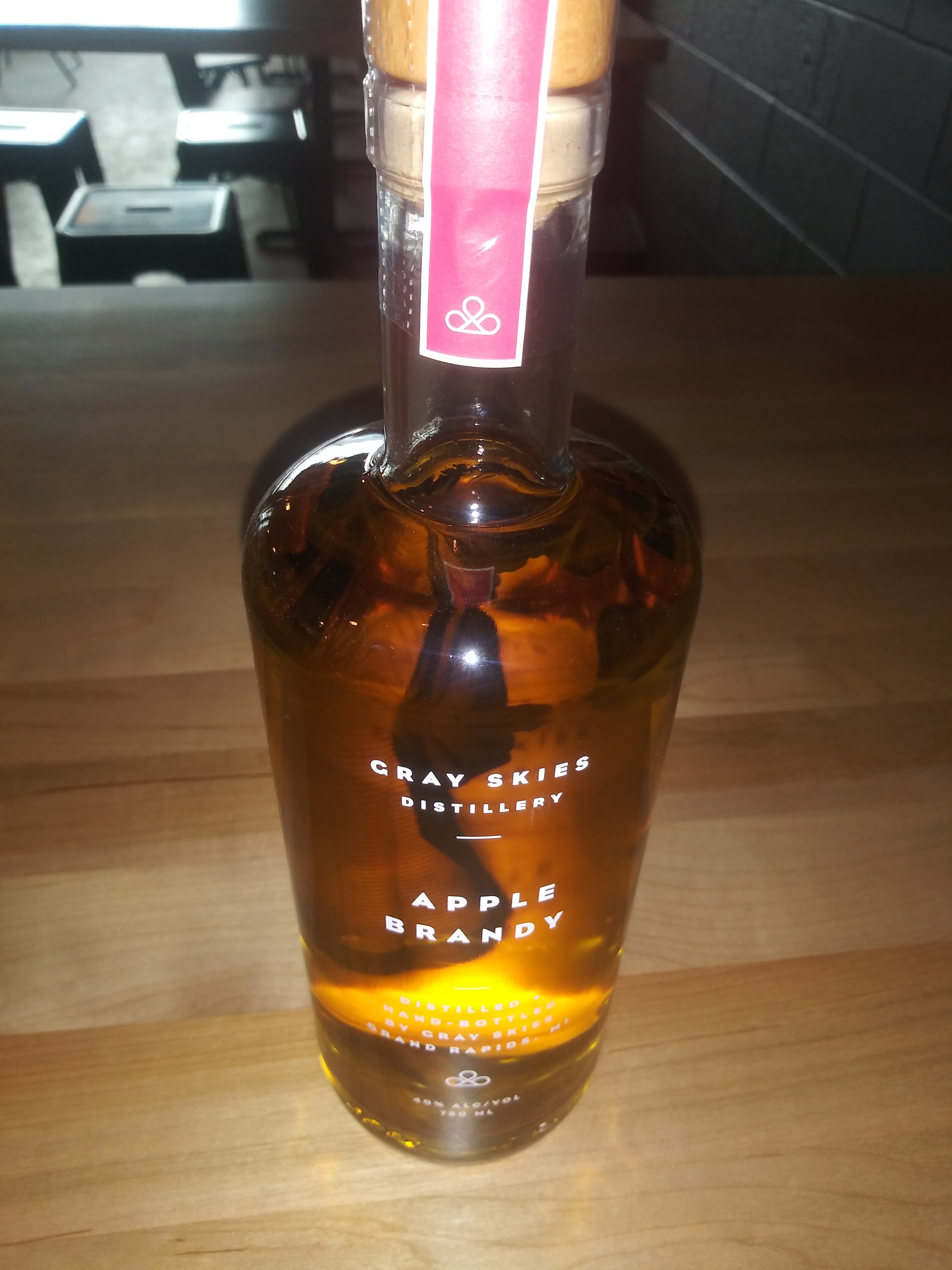 Gray Skies Apple Brandy