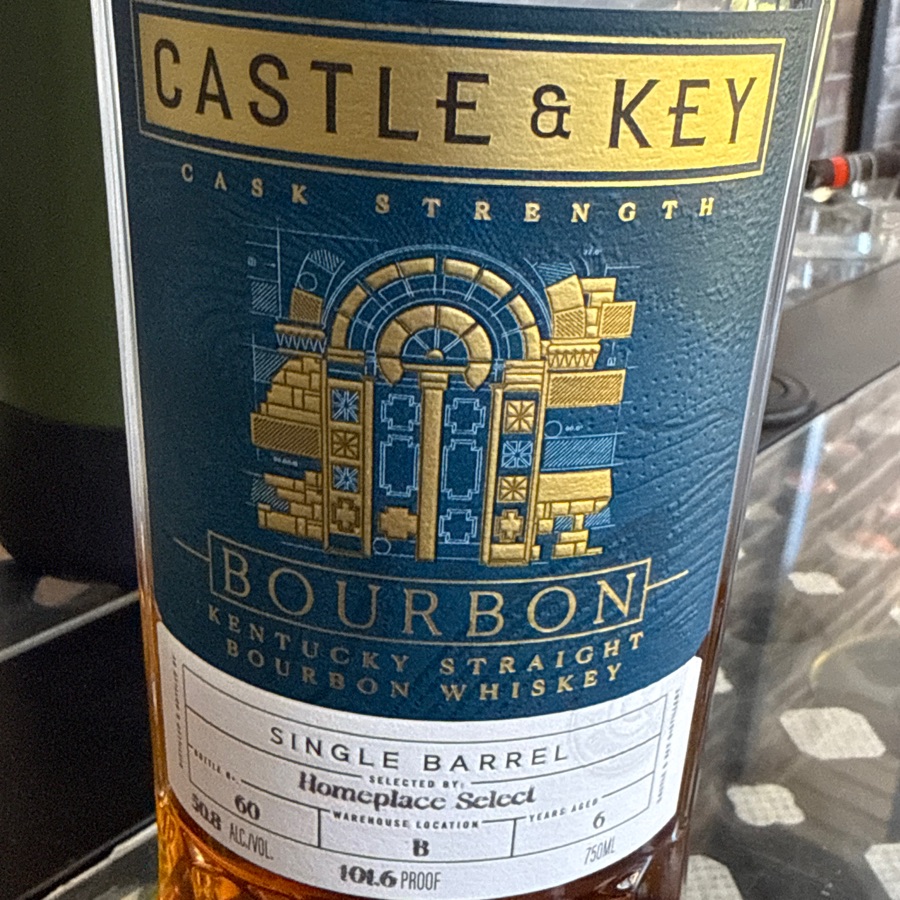 Castle & Key Single Barrel Bourbon