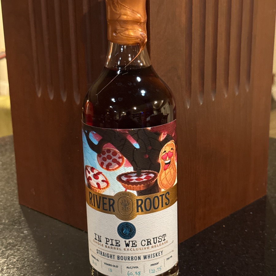 River Roots Straight Bourbon Whiskey (Barrel 810 In Pie We Crust - Everyday Drinker)