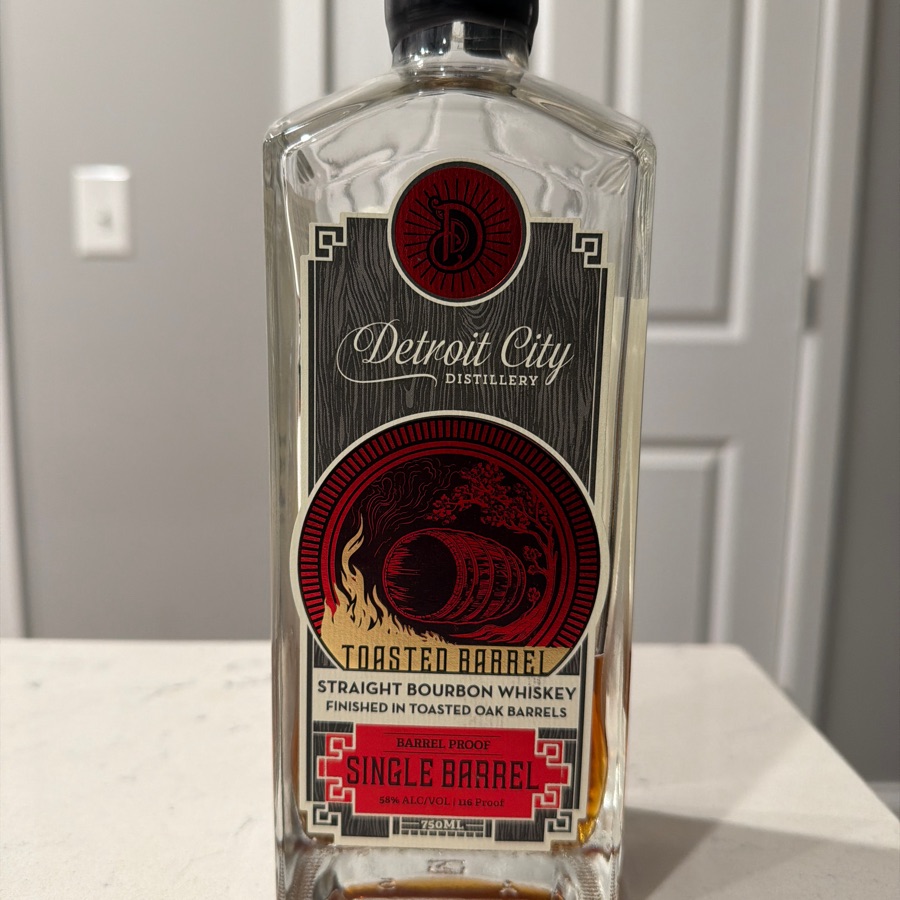 Deteoit City Distillery Toasted Barrel Barrel Proof Single Barrel