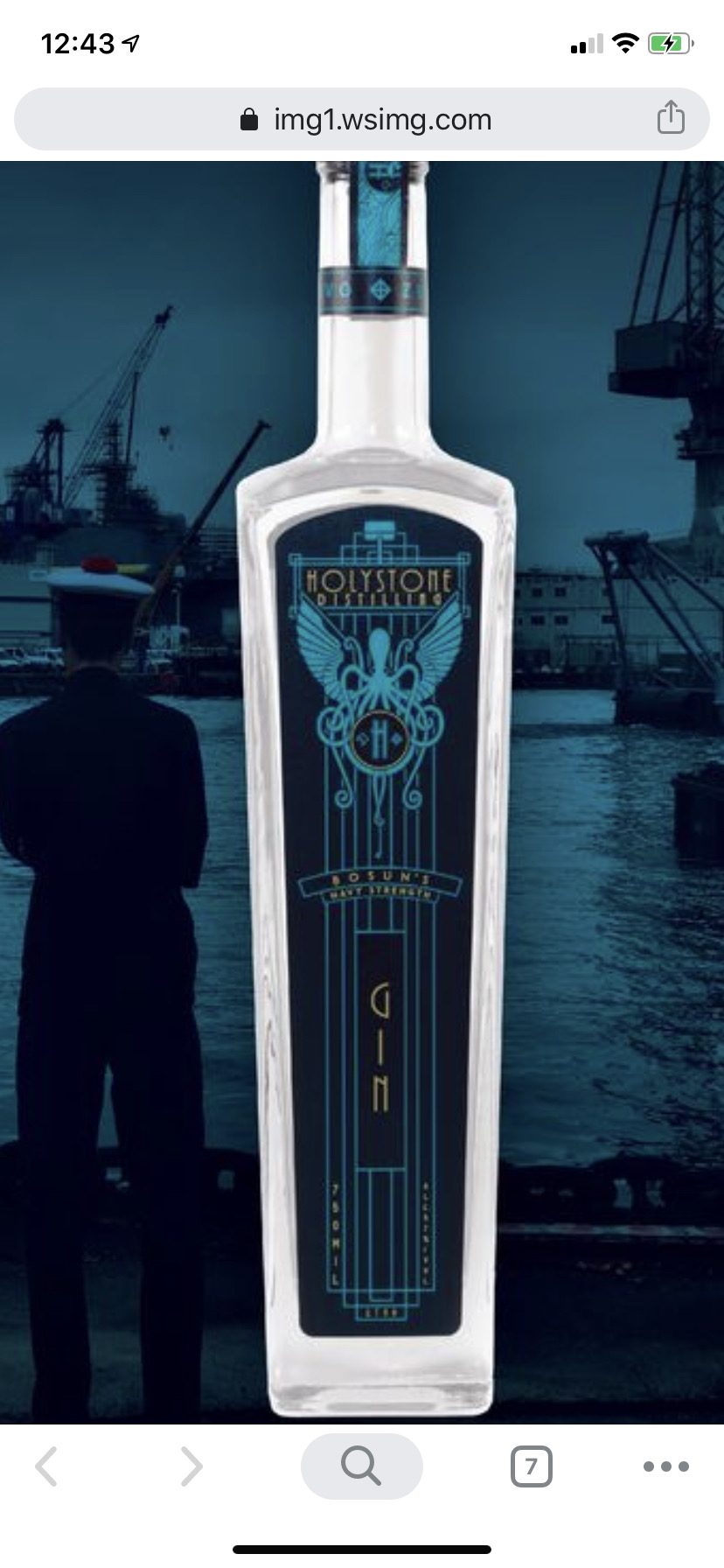 Holy Stone Distilling Bosun's Navy Strength Gin