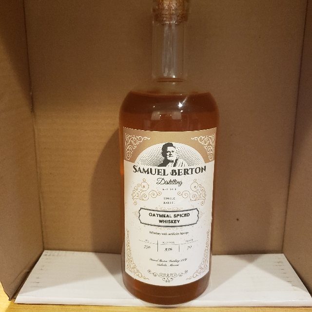 Samual Berton Oatmeal Spiced Whiskey