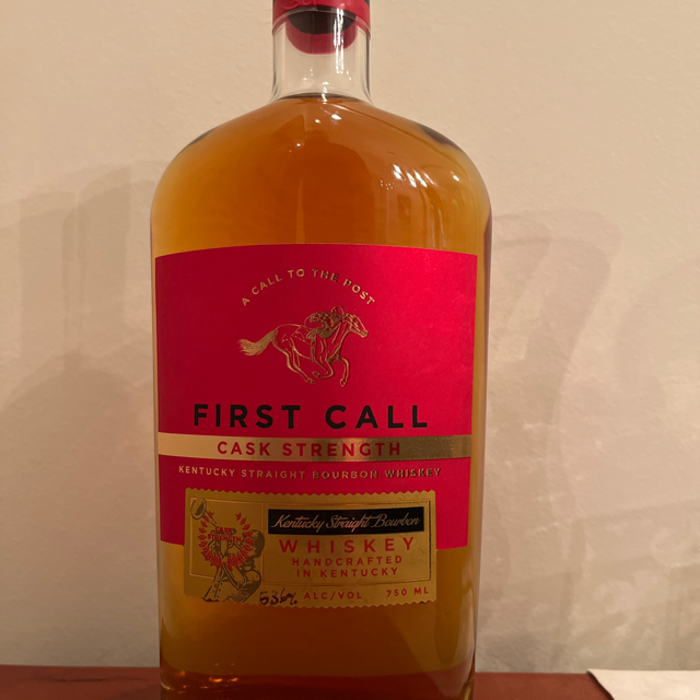 First Call Cask Strength Kentucky Straight Bourbon