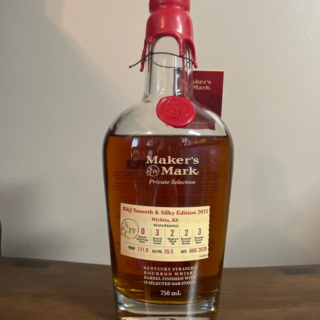 Maker's Mark - Private Selection (R&J Smooth & Silky Edition 2021; Wichita, KS; Aug 2020)