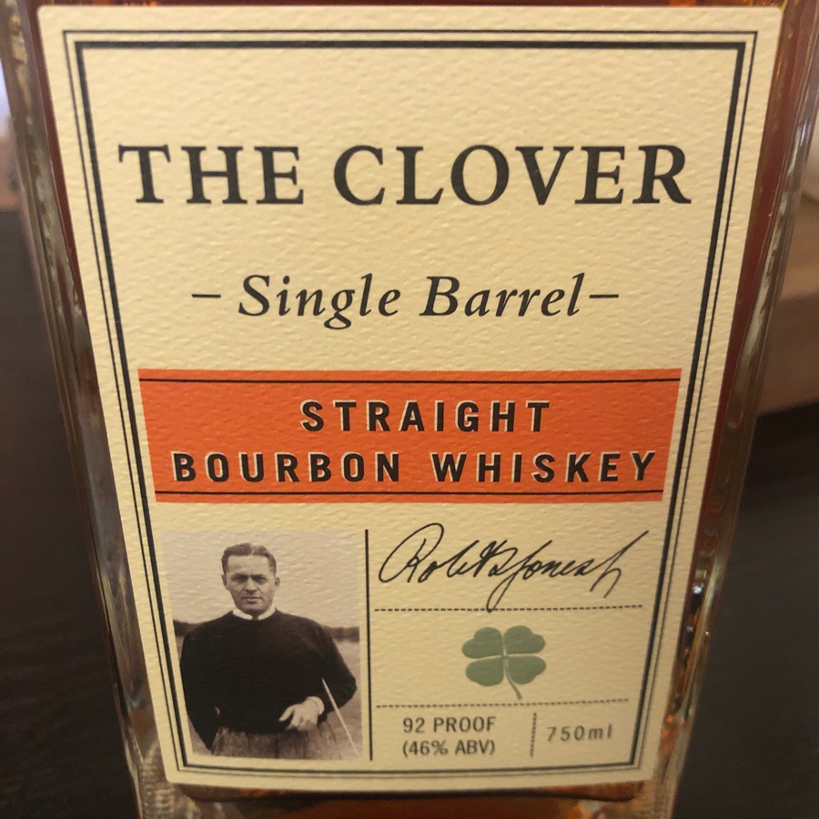 The Clover Single Barrel Straight Bourbon Whiskey