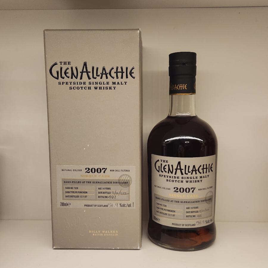 Glenallachie 2007 14 year Single Cask PX Puncheon