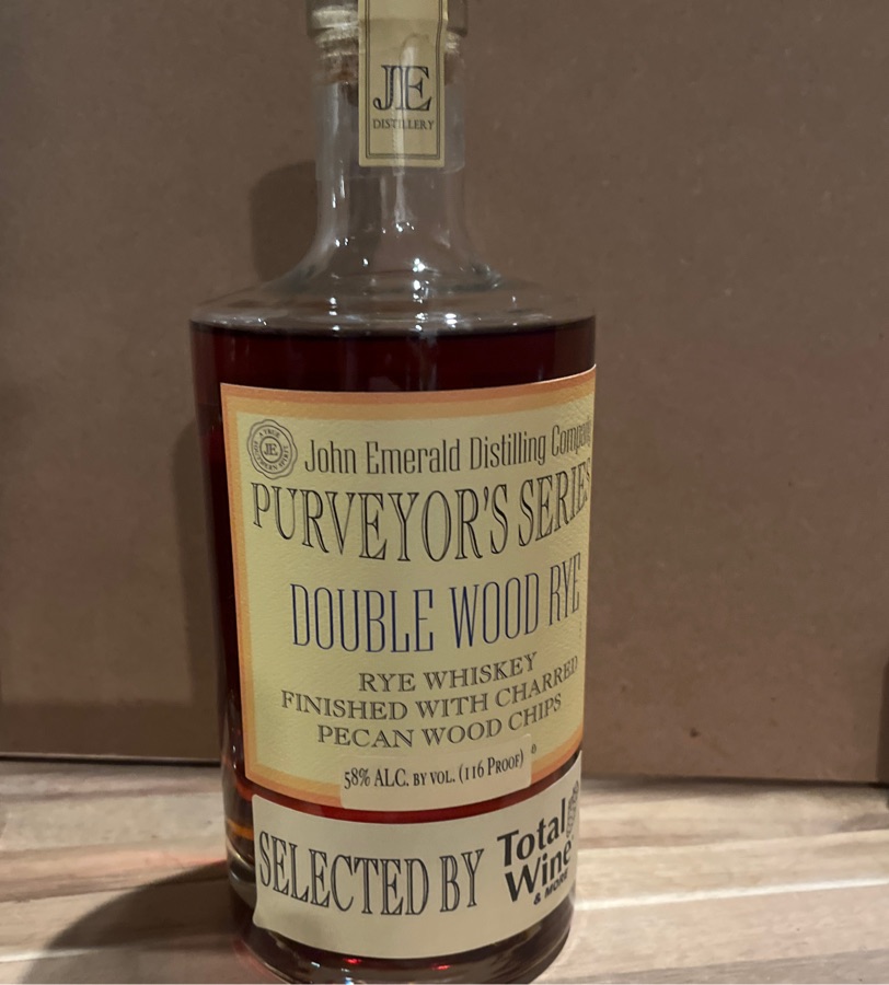 purveyor series double wood rye single barrel proof select