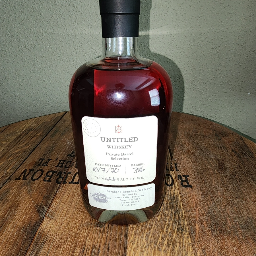 One Eight Distilling - Untitled - Private Barrel Selection #386 (Atlas Valley)