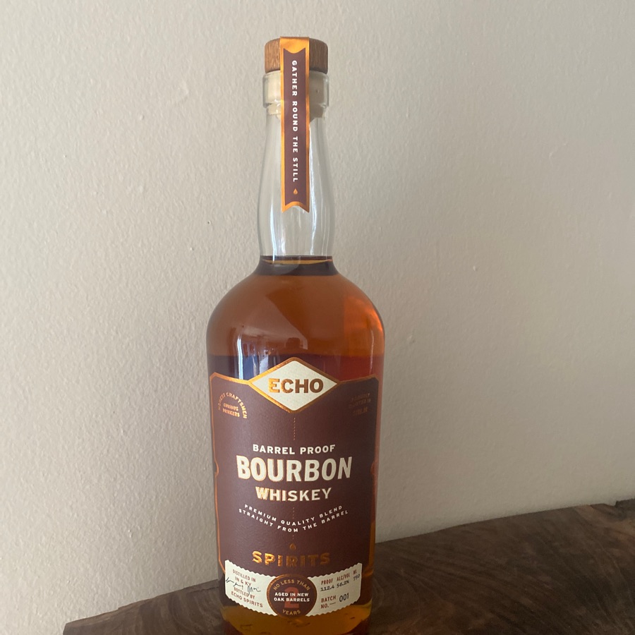 Echo Spirits Barrel Proof Bourbon Batch 001
