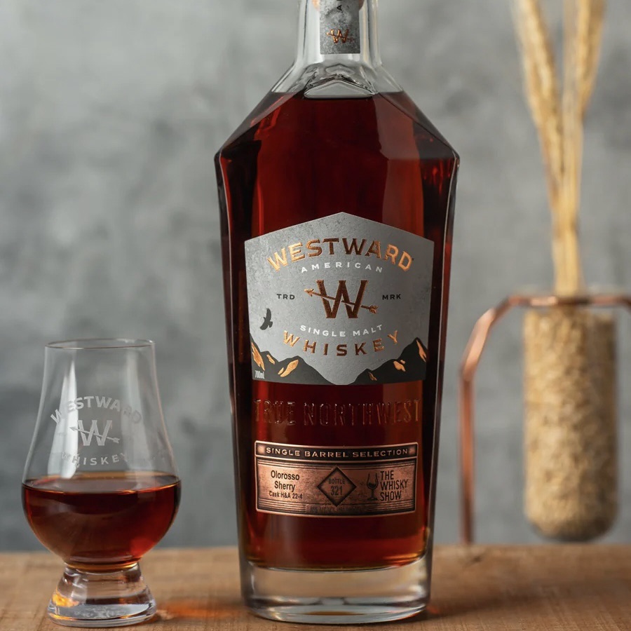 Westward Oloroso Sherry Cask Single Barrel American Single Malt Whiskey (2024 The Whisky Show Exclusive)