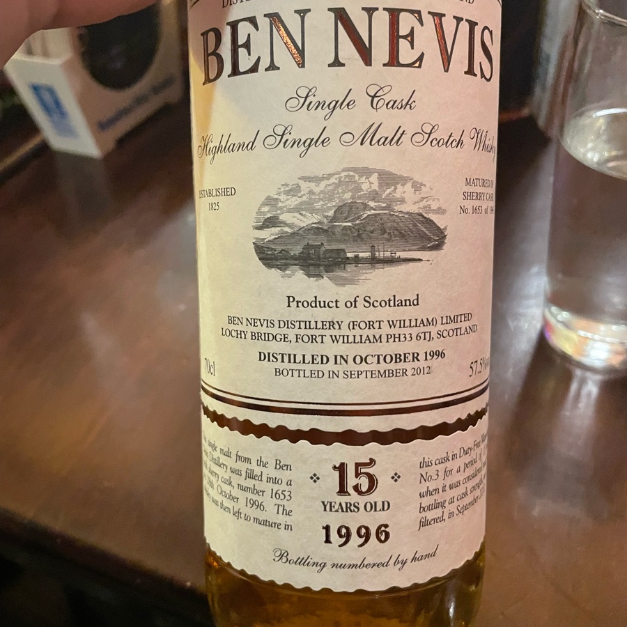 Ben Nevis 15Y 1996/2012