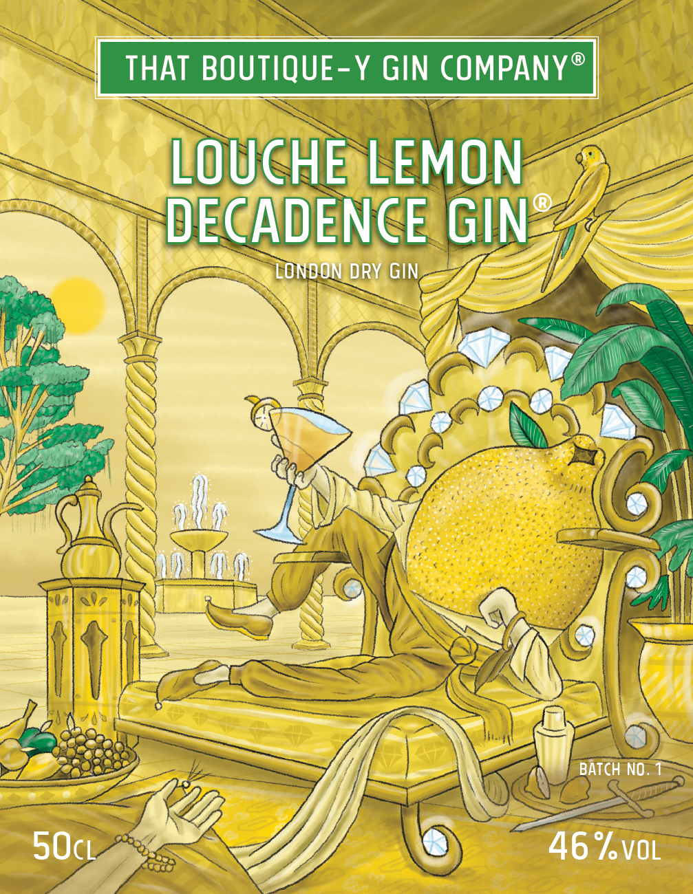 Louche Lemon Decadence Gin (That Boutique-y Gin Company)