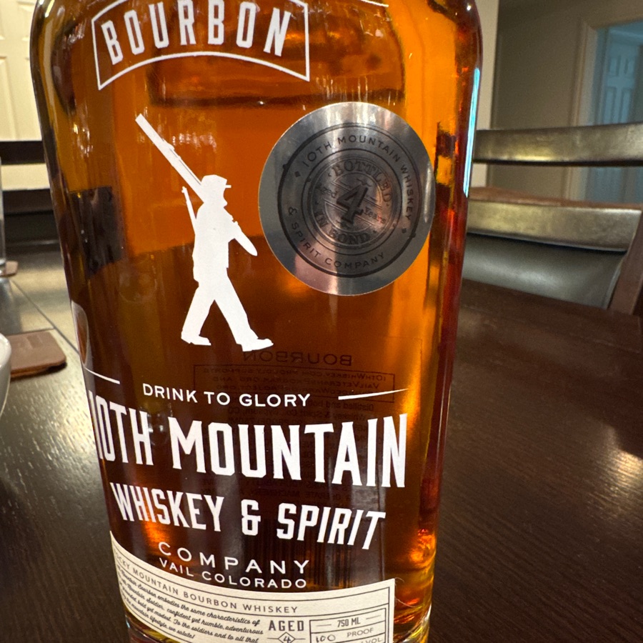 10th mountain whiskey 4 year