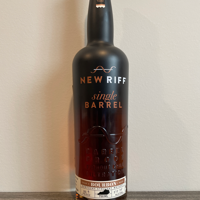 New Riff Single Barrel Barrel Proof Bourbon (BBB, 10.8.21)